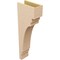 Ekena Millwork 6"W x 12"D x 36"H Thin Pescadero Rough Cedar Woodgrain TimberThane Corbel, Primed Tan CORUR06X12X36PECRCPR - alternate 4